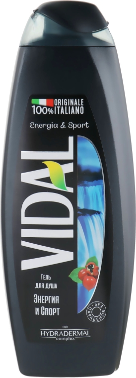 Гель для душу "Енергія і спорт" - Vidal Energia & Sport Shower Gel — фото N3