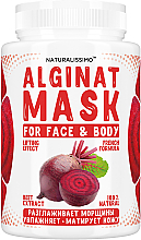 Парфумерія, косметика Альгінатна маска з буряком - Naturalissimoo Beet Alginat Mask *