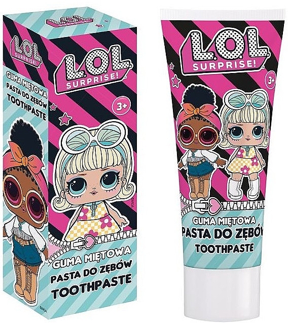 Зубная паста "Мятная резинка" - L.O.L. Surprise! Mint Gum Toothpaste — фото N1