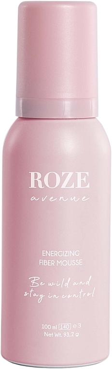 Мус для волосся з енергетичним волокном - Roze Avenue Energizing Fiber Mousse Travel Size — фото N1