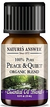 Парфумерія, косметика Органічна ефірна олія "Спокій і тиша" - Nature's Answer Peace And Quiet Blend Essential Oil