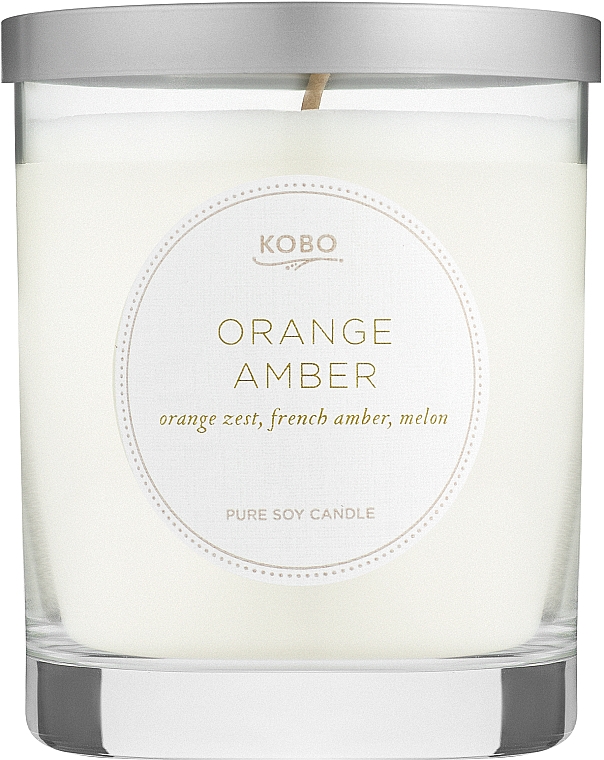 Kobo Orange Amber - Ароматическая свеча — фото N1