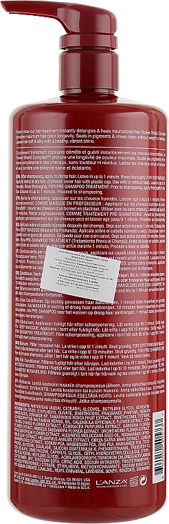 Відновлювальний кондиціонер для захисту кольору волосся - L'Anza Healing ColorCare Trauma Treatment Restorative Conditioner — фото N4