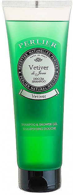Гель-шампунь для душа - Perlier Vetiver Gel Shampoo — фото N1