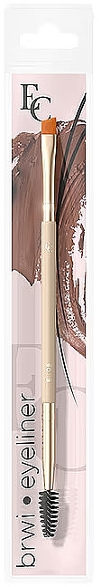 Пензлик для макіяжу брів і нанесення підводки - Eveline Cosmetics E05 — фото N2