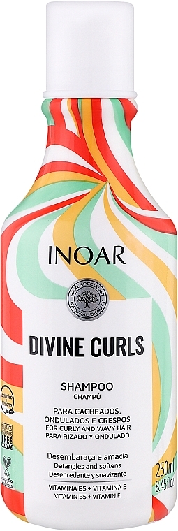 Безсульфатний шампунь "Божественні кучері" - Inoar Divine Curls Shampoo — фото N1