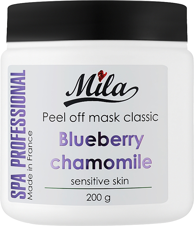Маска альгинатная классическая порошковая "Черника и ромашка" - Mila Exfoliating Peel Off Mask Blueberry Chamomile — фото N3