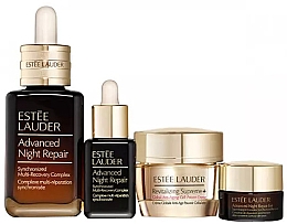 Парфумерія, косметика Подарунковий набір - Estee Lauder Advanced Night Repair X5 Set (ser/50ml + ser/mini/15ml + cr/15ml + eye/cr/5ml)