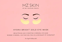 Золотая маска для кожи вокруг глаз - MZ Skin Hydra-Bright Gold Eye Mask — фото N1