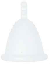 Духи, Парфюмерия, косметика Менструальная чаша с ножкой, размер М, прозрачная - MeLuna Sport Shorty Menstrual Cup Stem