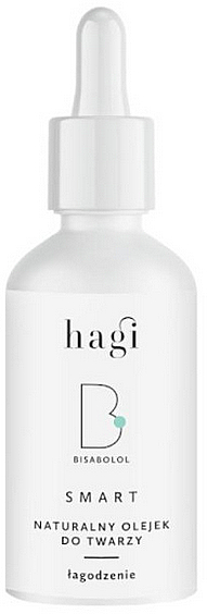 Натуральна заспокійлива олія для обличчя з бісабололом - Hagi Cosmetics SMART B Face Massage Oil with Bisabolol — фото N1