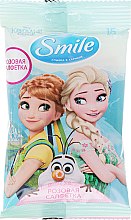 Духи, Парфюмерия, косметика Влажные салфетки "Frozen", 15шт, Анна и Эльза - Smile Ukraine Disney