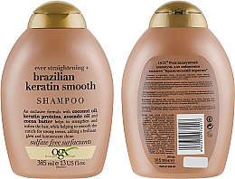 Набір "Бразильський кератин"- OGX Brazilian Keratin Therapy (sh/385ml + cond/385ml) - OGX Brazilian Keratin Therapy (sh/385ml + cond/385ml) — фото N5