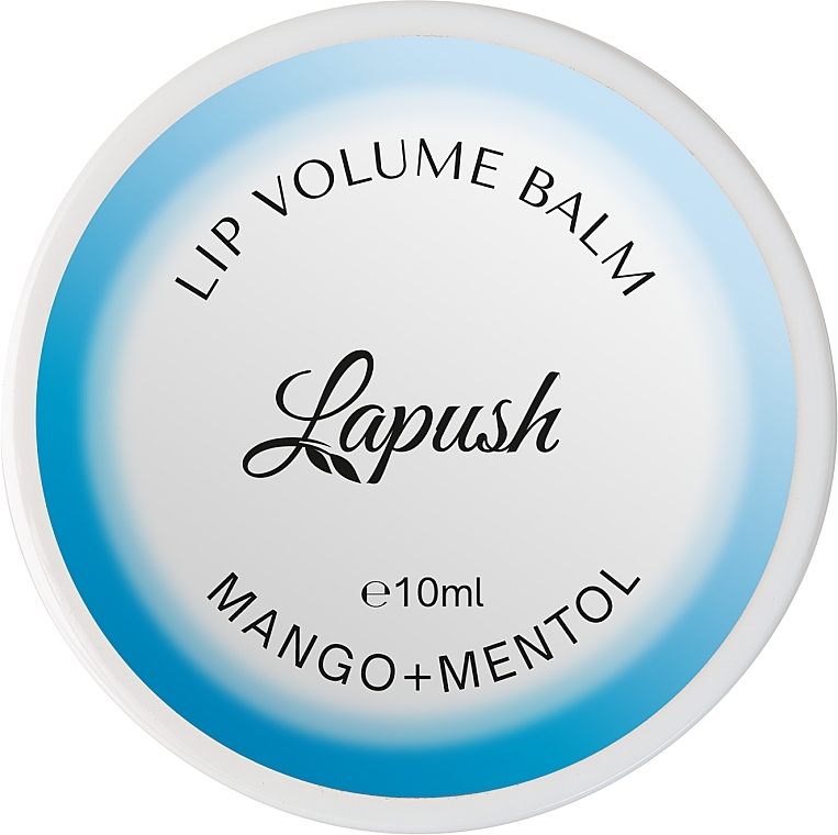 Бальзам для губ з ефектом об’єму "Манго+Ментол" - Lapush — фото N3