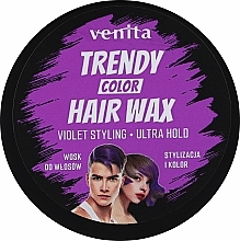 Цветной воск для волос - Venita Trendy Color Hair Wax — фото N1