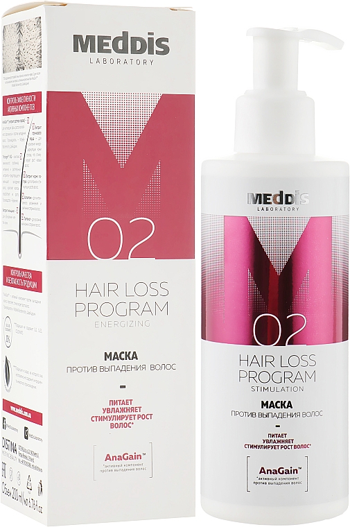 Маска проти випадіння волосся - Meddis Hair Loss Program Stimulation Mask — фото N1