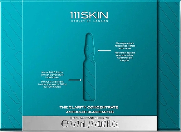 Очищающий концентрат для лица в ампулах - 111SKIN The Clarity Concentrate — фото N2