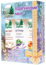 Духи, Парфюмерия, косметика Подарочный набор №1 "Сила Карпат" - LekoPro (shm/250ml + balm/250ml + sh/g/250ml)