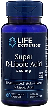 Пищевая добавка "Супер R-липоевая кислота" - Life Extension Super R-Lipoic Acid — фото N1