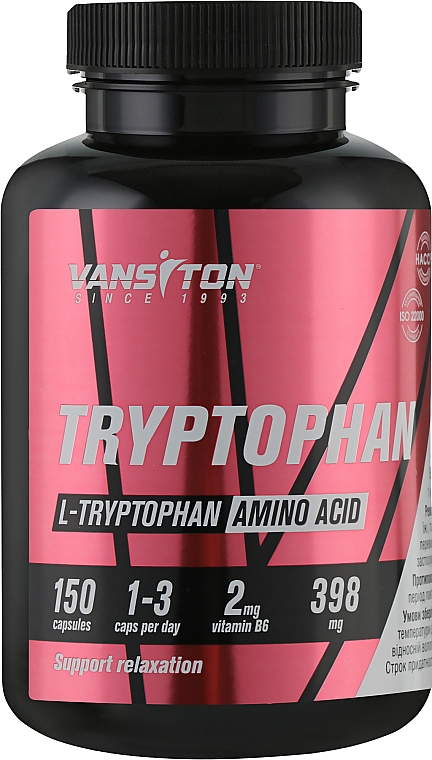 Харчова добавка "Триптофан" - Vansiton Tryptophan — фото N3