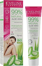 Деликатный крем для депиляции чувствительной кожи ног, рук и бикини - Eveline Natural Aloe Vera Depilatory Cream — фото N2