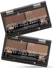 Духи, Парфюмерия, косметика УЦЕНКА Набор для моделирования бровей - Rimmel Brow This Way Eyebrow Sculpting Kit * 