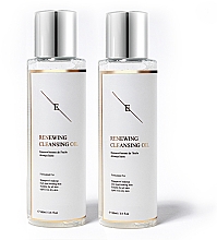 Парфумерія, косметика Набір - Eclat Skin London Renewing Cleansing Oil (oil/2x100ml)