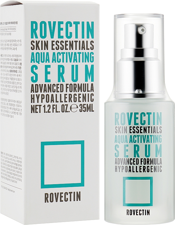 Зволожувальна сироватка для обличчя - Rovectin Skin Essentials Aqua Activating Serum — фото N2