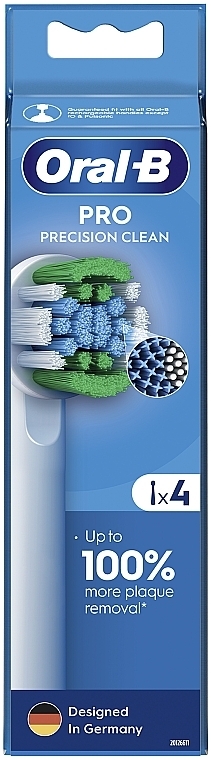 Сменные насадки для электрической зубной щетки, 4 шт. - Oral-B Pro Precision Clean — фото N2