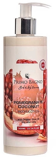 Лосьон для тела "Гранат и Кокос" - Primo Bagno Pomegranate Coconut Body Lotion — фото N1