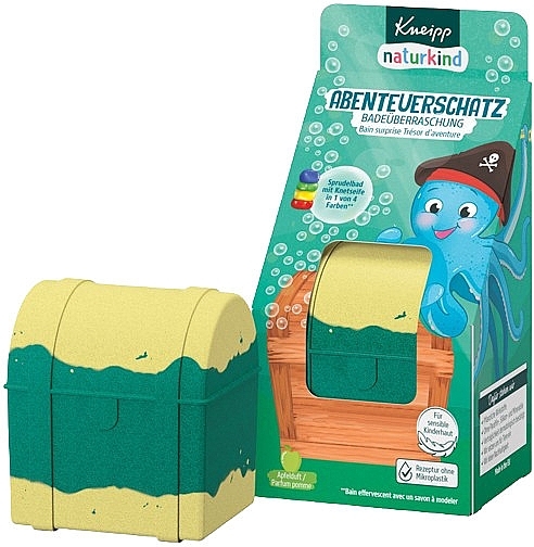 Бомбочка для ванны "Таинственное сокровище" - Kneipp Nature Kids Bath Fizzy — фото N1