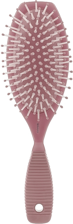 Щітка масажна 10 рядів, рожева - Titania — фото N1