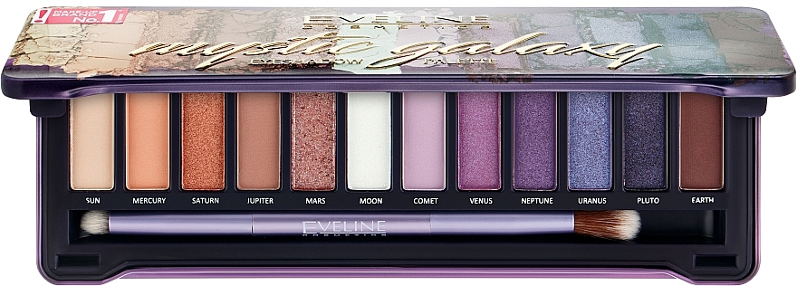 Палетка тіней для повік - Eveline Cosmetics Eyeshadow Palette Mystic Galaxy