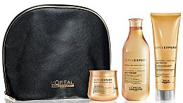 Духи, Парфюмерия, косметика Набор - L'Oreal Professionnel (shm/300ml + mask/250ml + h/cr/150ml + pounch)