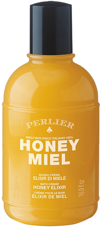 Гель-крем для душу "Медовий еліксир" - Perlier Honey Miel Bath Cream Honey Elixir — фото N1