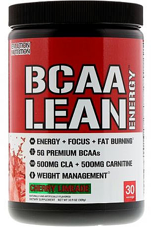 Пищевая добавка "ВСАА с Энергетиками", вишневый лимонад - EVLution Nutrition BCAA Lean Energy Cherry Limeade — фото N1