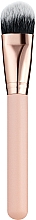 Набір пензлів для макіяжу у косметичці, 15 шт., рожевий - King Rose — фото N15