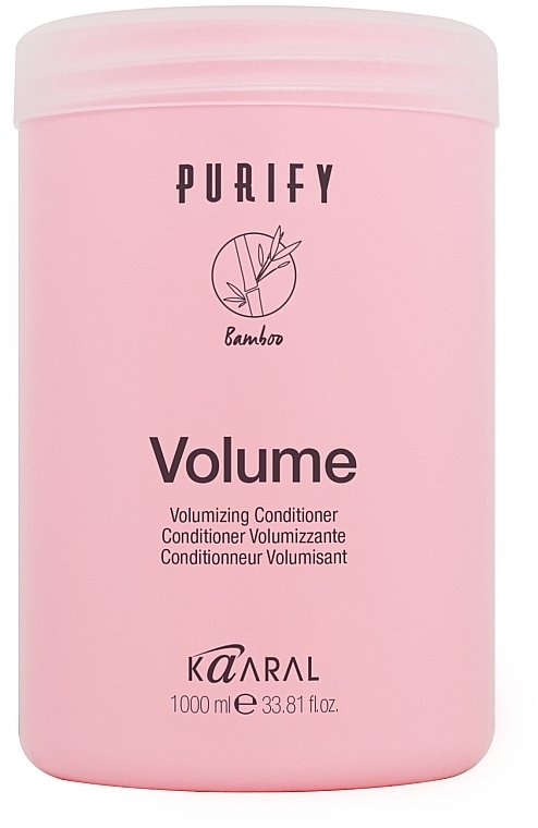 Крем-кондиціонер для тонкого волосся з екстрактом бамбука - Kaaral Purify Volume Conditioner — фото N2