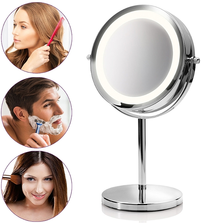 Двустороннее косметическое зеркало - Medisana CM 840 Cosmetics Mirror 2in1 — фото N4