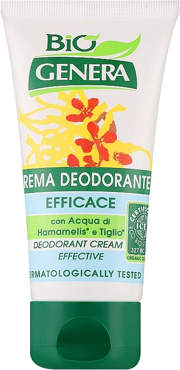 Крем-дезодорант для тіла з гамамелісом - Genera Bio Body Cream Deodorant — фото N1