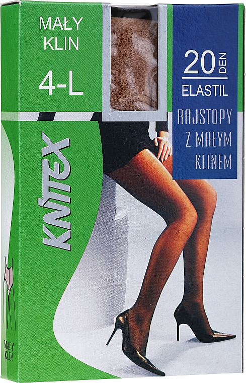 Колготки для жінок "Elastil" 20 Den, Visone - Knittex — фото N3