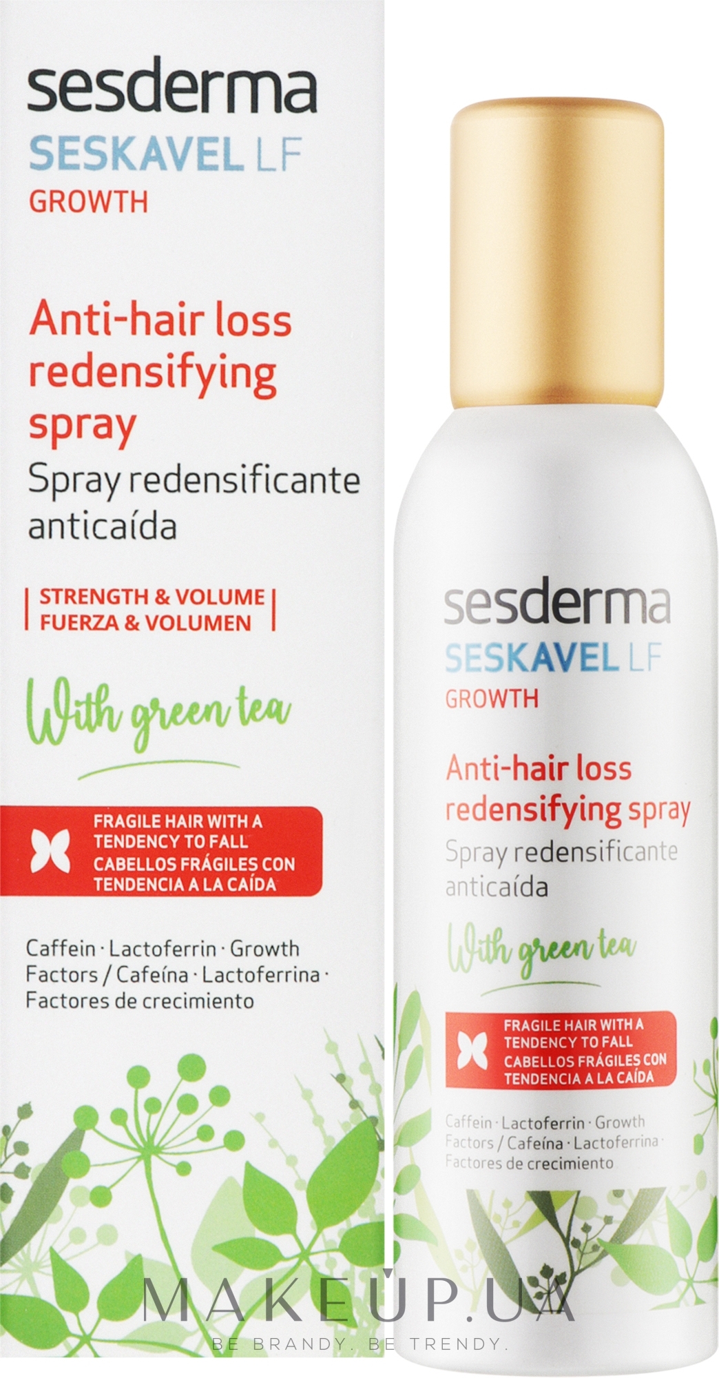 Відновлювальний спрей проти випадіння волосся - Sesderma Seskavel LF Growth Redensifying Anti-Falling Spray — фото 100ml