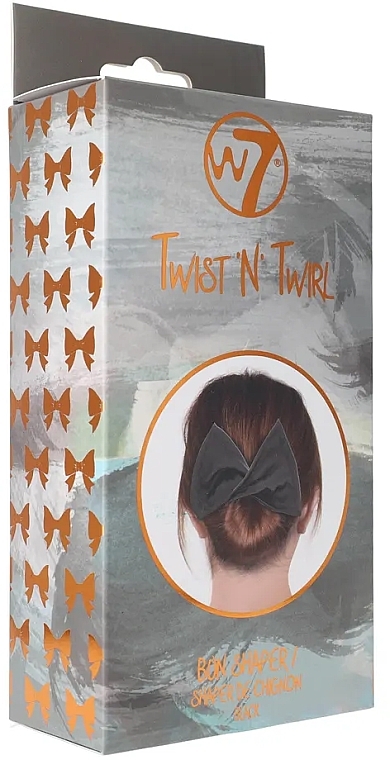 Заколка для создания пучков, черная - W7 Twist 'N' Twirl Bun Shaper Black — фото N4