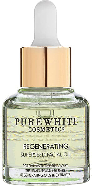 Олія для обличчя - Pure White Cosmetics Regenerating Superseed Facial Oil — фото N1