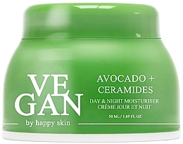 Набор - Vegan By Happy Avocado + Ceramides Day & Night Moisturiser (f/cream/2x50ml) — фото N2