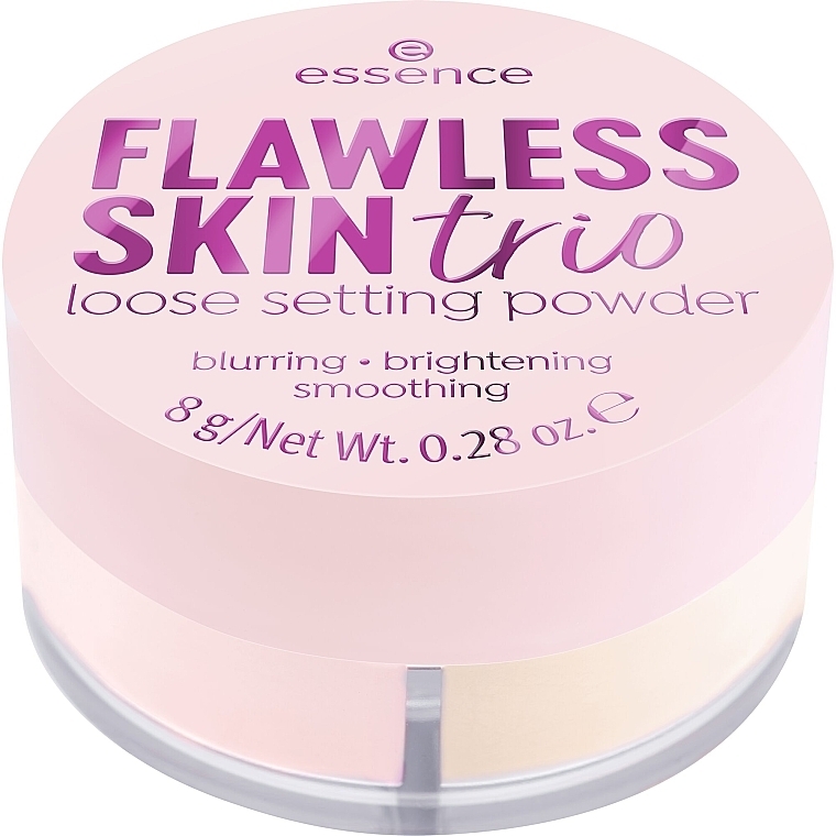 Пудра для лица рассыпчатая - Essence Flawless Skin Trio Loose Setting Powder — фото N2