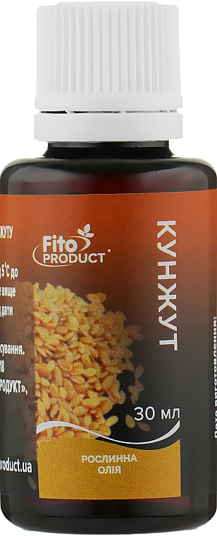 Растительное масло кунжута - Fito Product  — фото N1