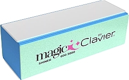 Полировщик для ногтей, 600/3000 - Clavier Buffer Magic Shiner — фото N1