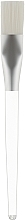 Кисть для нанесения маски CS-154, синтетический белый ворс, с прозрачной ручкой - Cosmo Shop — фото N1