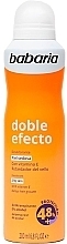 Дезодорант-спрей "Двойной эффект" - Babaria Double Effect — фото N1
